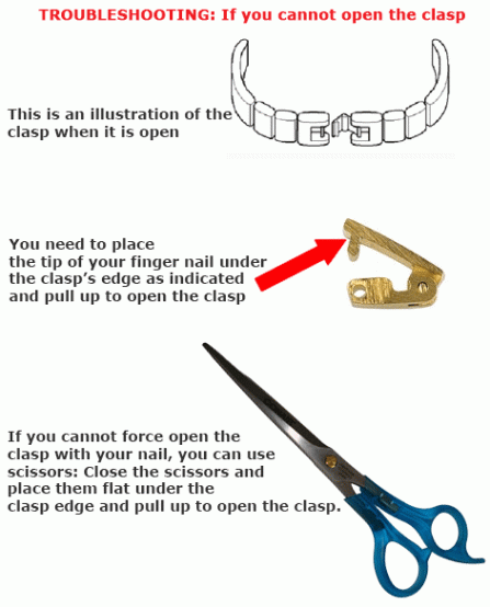 Fix the clasp